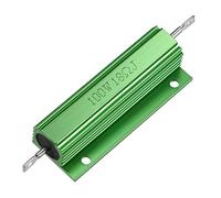 Sourcingmap Coque en aluminium résistance 100 W 18 Ohm Wirewound Vert pour LED de remplacement de convertisseur 100 W 18rj