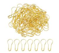 sourcingmap Crochets en forme de potiron calebasse étiquette Lot de 100 goupilles Doré