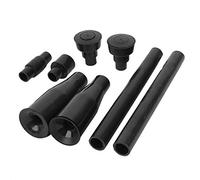 sourcingmap Embouts en Plastique Fontaines Jardin Set de 4 Noir