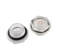 sourcingmap Fenêtre de Niveau d'huile en Plastique 25.4mm 2Pièces