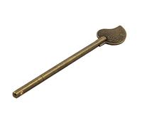 sourcingmap feuille métal à personne clé armoire style chinois axe verrouillage verrouillage ton Bronze