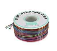 Sourcingmap Fil de cuivre étamé pour circuit imprimé P/N DM-30-1000 30 AWG 250 m 8 couleurs pour test électronique