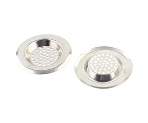 sourcingmap Filtre à Évier Rond Métal Bouchon Crépine Ordures 3,4cm Diamètre interne 2pcs