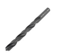 sourcingmap Foret hélicoïdal HSS HSS-Co 11.8 mm Dia 2 flûtes coupe ronde tige droite Noir