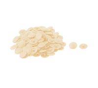 sourcingmap forme rond plast bouchon vis Beige chape 12mm Dia, 96pcs