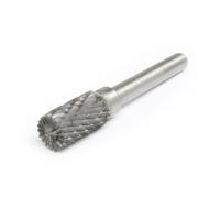 sourcingmap Fraise Rotative en carbure de tungstène à tête cylindrique à coupe double 10 mm x 20 mm Lime rotative