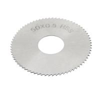 sourcingmap Lame de Scie Circulaire 50 mm OD 0,5 mm d'épaisseur 72 dents HSS coupe à refendre
