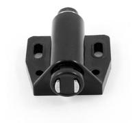 sourcingmap Loquet magnétique de porte de tête de presse simple en métal en plastique noir largeur de 3.8cm