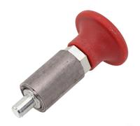 Sourcingmap Lot de 1 goupille à ressort pour équipement de fitness, piston en acier avec poignée en plastique, 25,4 mm de diamètre