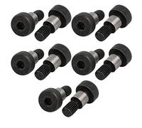 Sourcingmap® Lot de 10 40 CR en acier Bandoulière Boulon épaule 10 mm Dia 10 mm Filetage M8 x 13 mm de longueur épaule