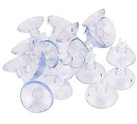 Sourcingmap Lot de 10 clips à ventouse pour aquarium Transparent 0,5 cm