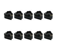 Sourcingmap Lot de 10 douilles à douille T10 pour tableau de bord de voiture 12 V CC