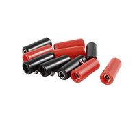 Sourcingmap Lot de 10 Enceinte Banane 4 mm vers Jack Femelle Adapteur connecteur