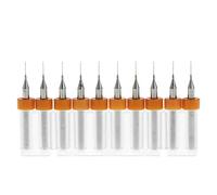Sourcingmap Lot de 10 micro-forets en carbure de tungstène 2 mm Tige 3,175 mm