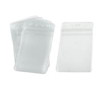 sourcingmap Lot de 10 supports Business Carte d'identité Badge vertical en plastique souple