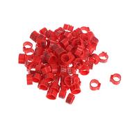 Sourcingmap Lot de 100 bagues d'identification pigeons 10 mm