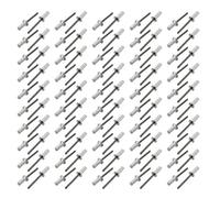 Sourcingmap Lot de 100 rivets aveugles à tête fraisée en aluminium 5 mm x 15 mm