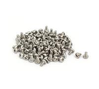 sourcingmap Lot de 100 vis à tête cylindrique Torx M2,5 x 4 mm en acier inoxydable 304