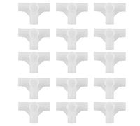 Sourcingmap Lot de 15 connecteurs pour étagère à Chaussures, diamètre intérieur de 13 mm pour réparation de Garde-Robe assemblée à 4 Voies, pièces de Rechange