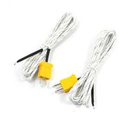 sourcingmap Lot de 2 Capteurs de température, sondes à thermocouple 2 m, type K 0-200C