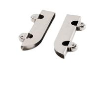 sourcingmap Lot de 2 essieux pour porte coulissante Roulettes Poulie à double roue 6 mm