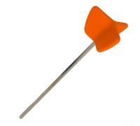 Sourcingmap Lot de 2 forets mélangeurs en résine pour mélange constant de peinture, époxy, béton, plâtre et adhésifs à l'aide de perceuses électriques Orange