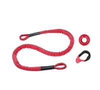 Sourcingmap Lot de 2 sangles de treuil synthétiques avec manchon de protection Rouge 2 m x 13 mm 12 tonnes