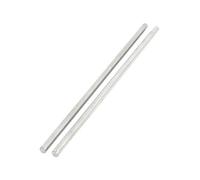 sourcingmap Lot de 2 Tige Acier 100 mm x 3 mm rondes en acier inoxydable pour modèle d'avion RC.