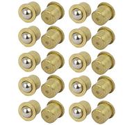 Sourcingmap Lot de 20 loquets en laiton pour porte de placard 8 mm de diamètre