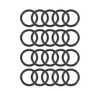 Sourcingmap Lot de 20 Noir en caoutchouc nitrile Butadiène NBR Joint torique 7,65 mm Diamètre intérieur 1000 mm de largeur