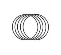 Sourcingmap Lot de 30 joints toriques en caoutchouc nitrile butadiène Noir 36 mm Diamètre intérieur 1 mm Largeur