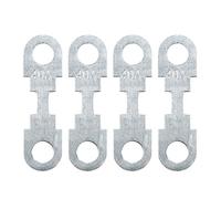 sourcingmap Lot de 4 fusibles plats 40 A en métal argenté pour voiture DC 12 V
