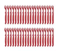 Sourcingmap Lot de 40 craquelins à crabe en vrac pour homard, crabe, écrevisse, crevettes et fruits de mer faciles à ouvrir (rouge)