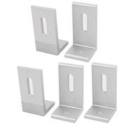 Sourcingmap Lot de 5 crochets de toit en aluminium en forme de L pour panneau solaire 80 x 40 x 40 mm