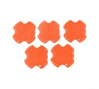 Sourcingmap Lot de 5 extracteurs de fil en caoutchouc antidérapants pour câble de 3 à 6 mm Outil de réparation électrique Orange