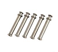Sourcingmap Lot de 5 goupilles de rechange en métal pour moulinet de pêche Argenté 28,9 x 4 mm