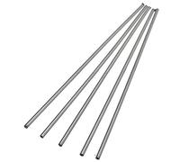 Sourcingmap Lot de 5 tubes capillaires en acier inoxydable 304 Argenté Diamètre extérieur 2 mm Diamètre interne 250 mm