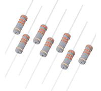 Sourcingmap Lot de 50 résistances 33 K Ohm 2 W 5% de tolérance en film de carbone, plomb axial, 4 bandes pour projets électroniques de bricolage et expériences électroniques