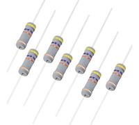 Sourcingmap Lot de 50 résistances en film de carbone 47 K Ohm, 2 W 5 % de tolérance, 4 bandes pour projets électroniques et expériences de bricolage