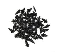 Sourcingmap Lot de 50 rivets en plastique pour carénage Suzuki Noir 6 mm