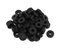 sourcingmap Lot de 50 rondelles plates en caoutchouc 13 mm OD 5 mm ID 4 mm d'épaisseur pour tuyau d'eau de robinet