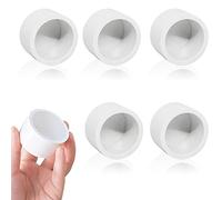 Sourcingmap Lot de 6 adaptateurs de bouchon de tuyau en PVC Blanc 5,1 cm