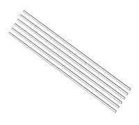 sourcingmap Lot de 6 tiges rondes en acrylique transparent - Diamètre : 2 mm - Longueur : 20,3 cm