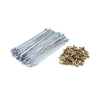 Sourcingmap Lot de 72 rayons de roue de moto Argenté Diamètre 3 mm Longueur 160 mm