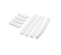 Sourcingmap Lot de 8 Bandes Anti-Collision en Plastique pour portière de Voiture Blanc
