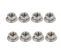 sourcingmap Lot de 8 écrous hexagonaux M10 x 1 mm Filetage métrique fin en acier inoxydable 304