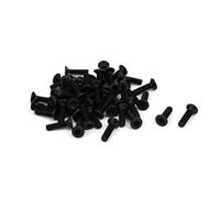 Sourcingmap M1.6 X 6 MM de qualité 10.9 Tête fraisée à tête plate Hex Socket Cap Vis Noir 50 pcs