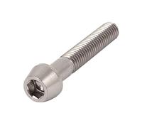 sourcingmap M5 x 30 mm en titane Vis à tête conique pour tige de selle de vélo Vis