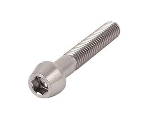 sourcingmap M5 x 30 mm en titane Vis à tête conique pour tige de selle de vélo Vis