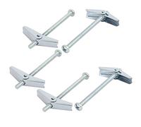 Sourcingmap M6 x 100 mm Filetage mâle à ressort Mur creux à bascule à tête ronde 5 pcs